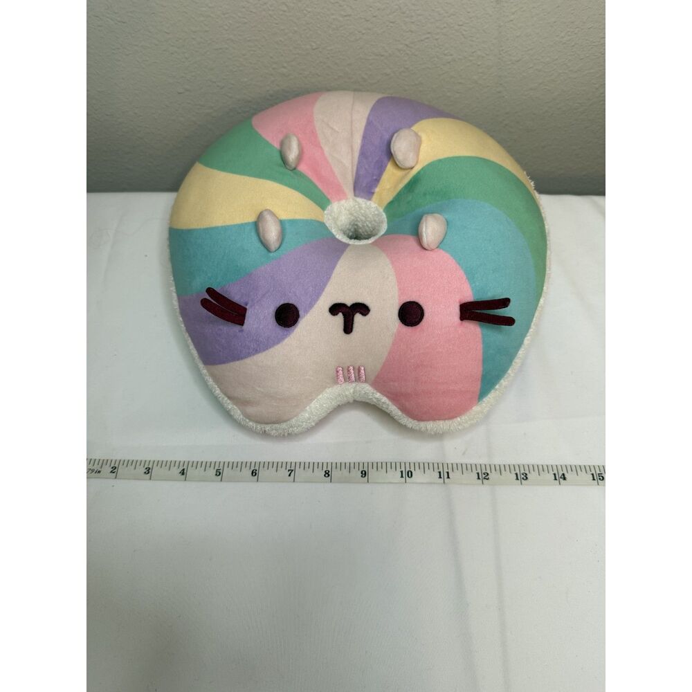 Pusheen Rainbow Pinwheel Cat Plush 12 in